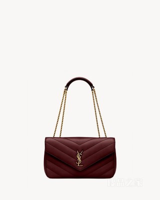 LOULOU中号绗缝小羊皮手袋