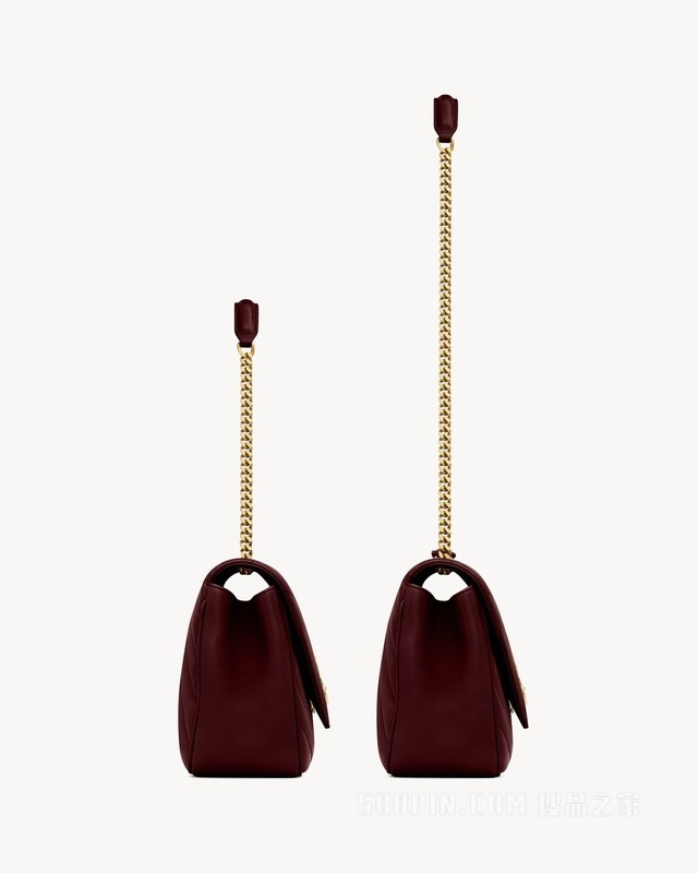 LOULOU中号绗缝小羊皮手袋