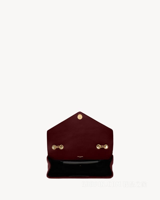 LOULOU中号绗缝小羊皮手袋