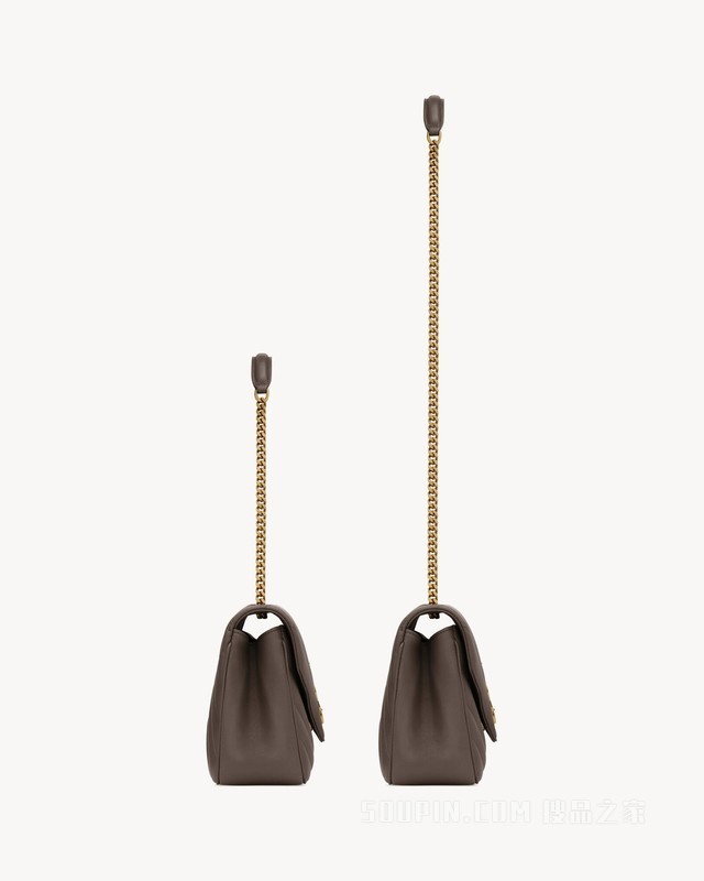 LOULOU中号绗缝小羊皮手袋