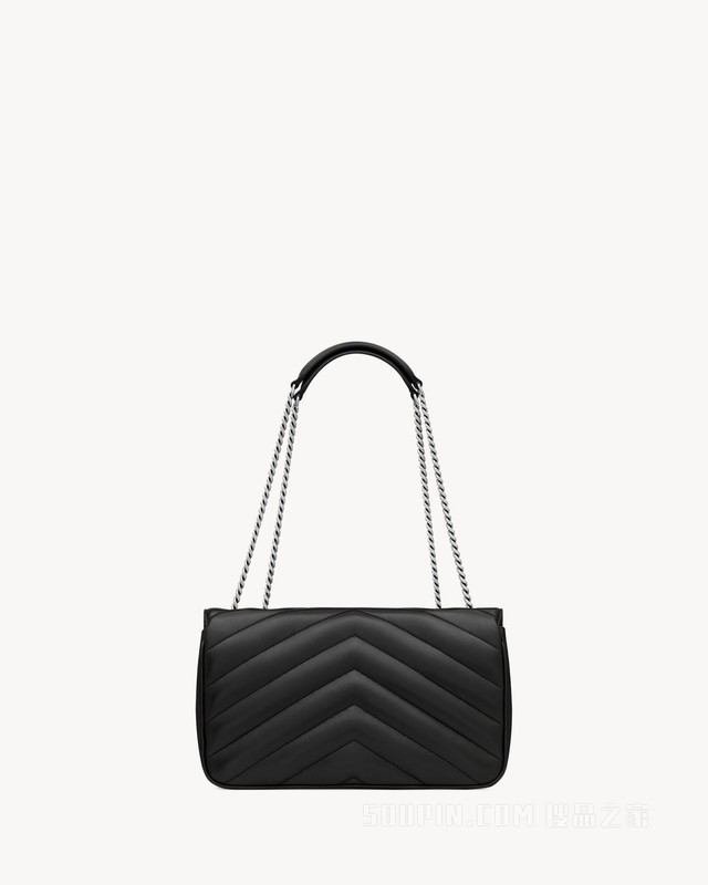 LOULOU中号绗缝小羊皮手袋