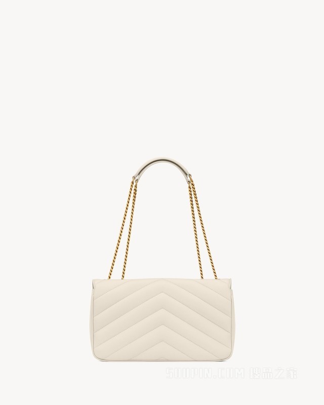 LOULOU中号绗缝小羊皮手袋