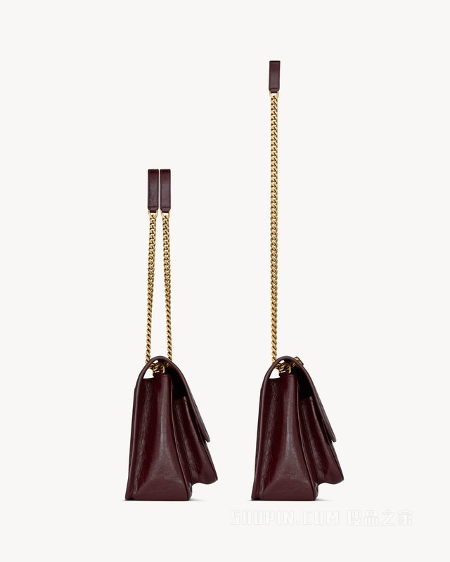 NIKI中号复古皮革手袋