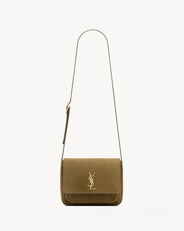 NIKI SATCHEL绒面革手袋