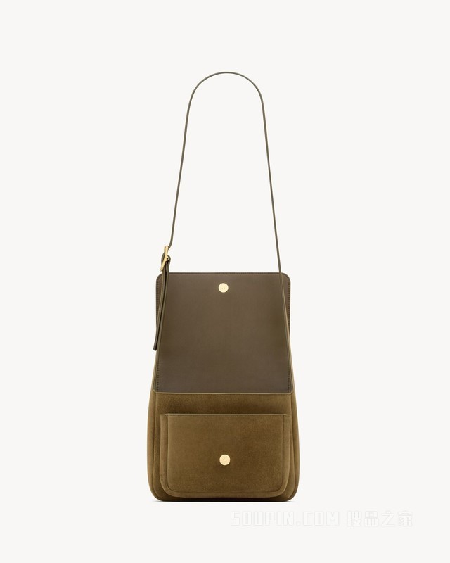 NIKI SATCHEL绒面革手袋