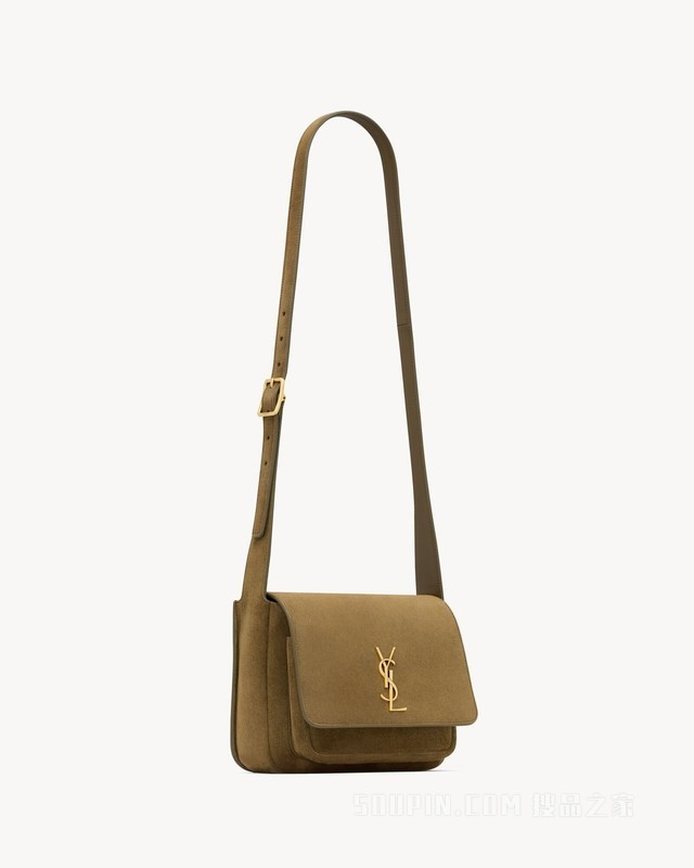 NIKI SATCHEL绒面革手袋