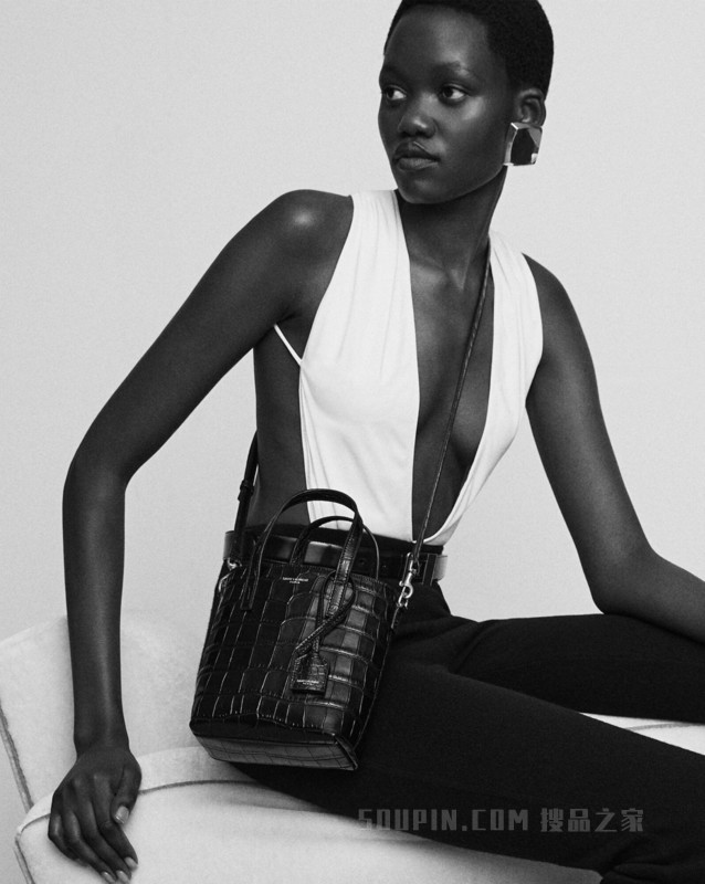 SHOPPING SAINT LAURENT迷你皮革手袋