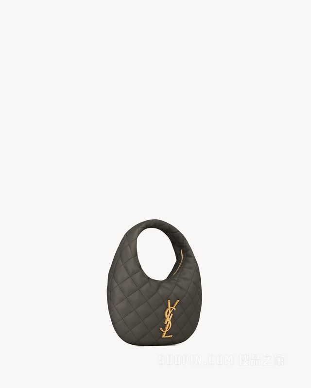 ICARINO绗缝纳帕皮革手袋