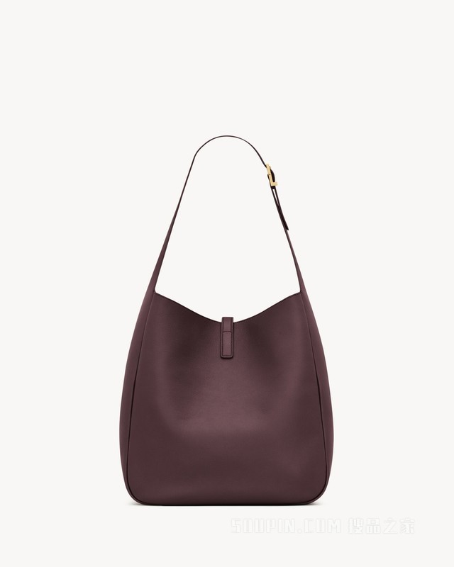 LE 5 À 7大号粒面皮革柔软手袋