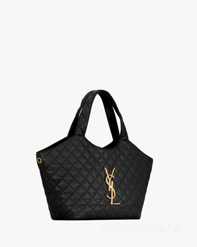 ICARE中号绗缝纳帕皮革包