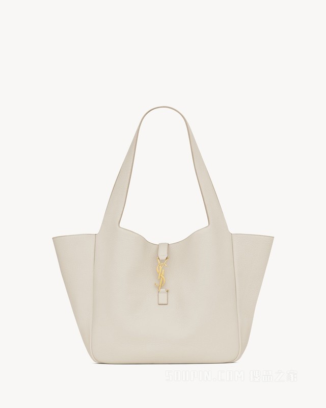 LE 5 À 7 BEA粒面皮革手袋