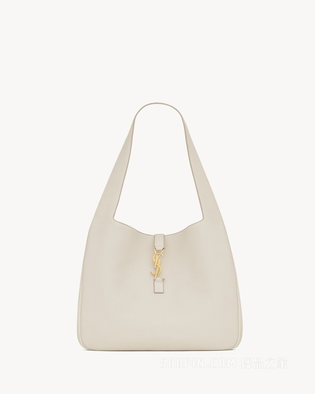 LE 5 À 7 BEA粒面皮革手袋