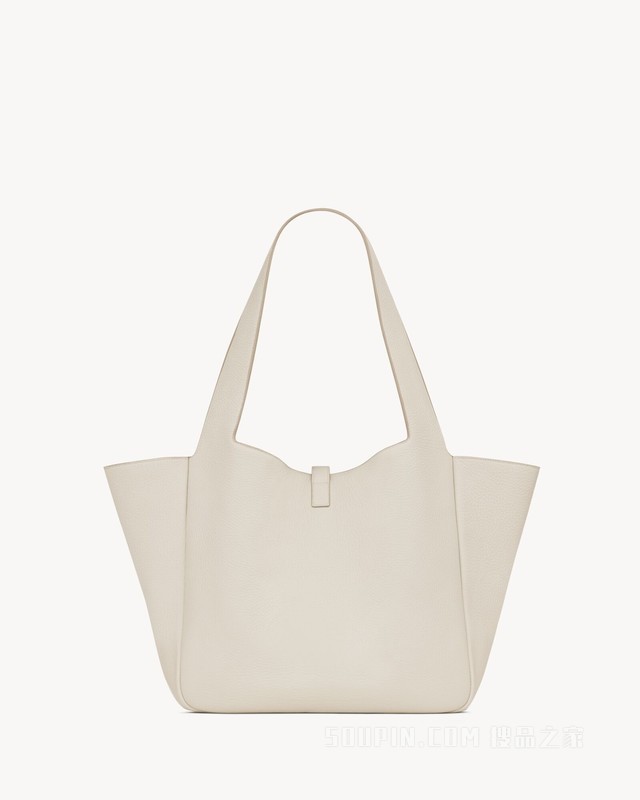 LE 5 À 7 BEA粒面皮革手袋