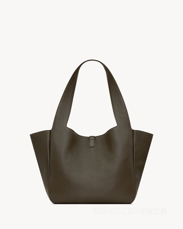 LE 5 À 7 BEA粒面皮革手袋