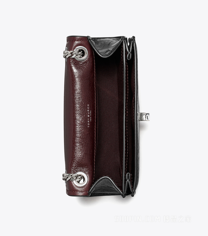 Kira Turnlock 迷你肩背包 黑色