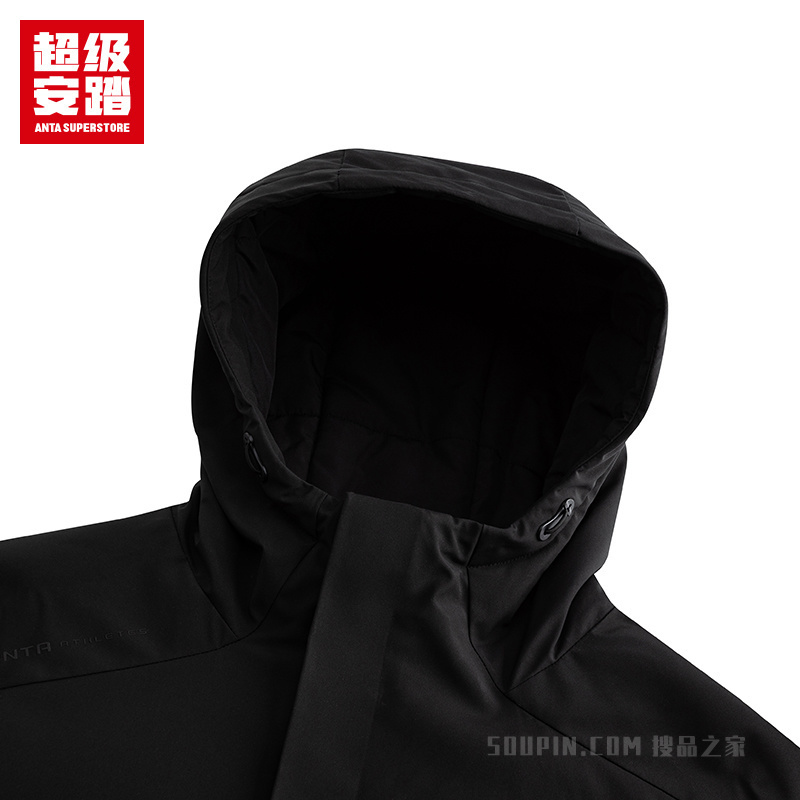 超级安踏城市通勤男子防泼水羽绒服
