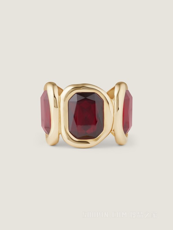 Sculptural Crystal手镯