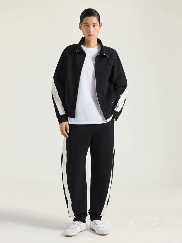 茧型廓形拉链卫衣