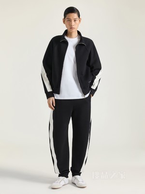 茧型廓形拉链卫衣