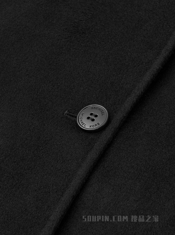 中短款束腰羊毛大衣