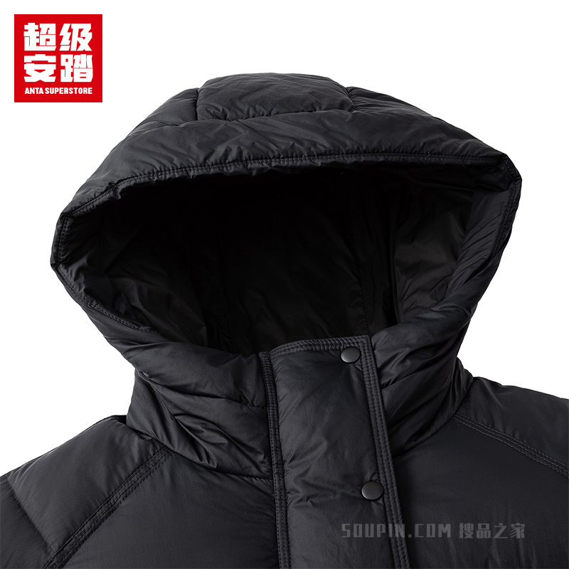 超级安踏潮流文化女子防泼水羽绒服