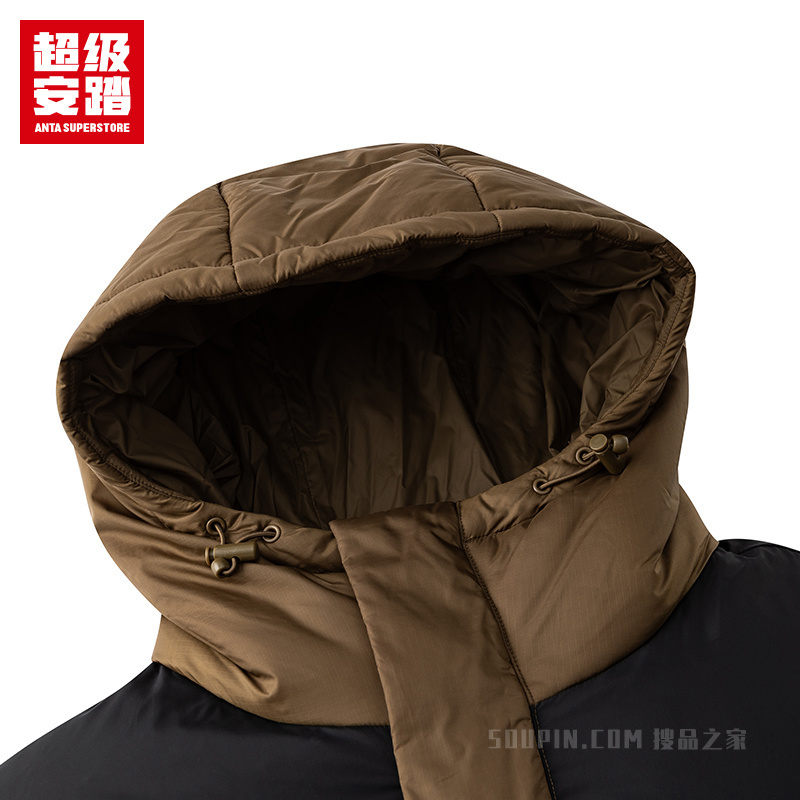 超级安踏潮流文化男子防泼水羽绒服