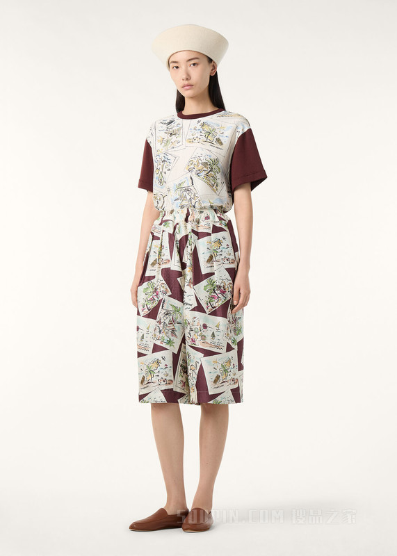 Mazzorbo 女士T恤 桑蚕丝, 棉