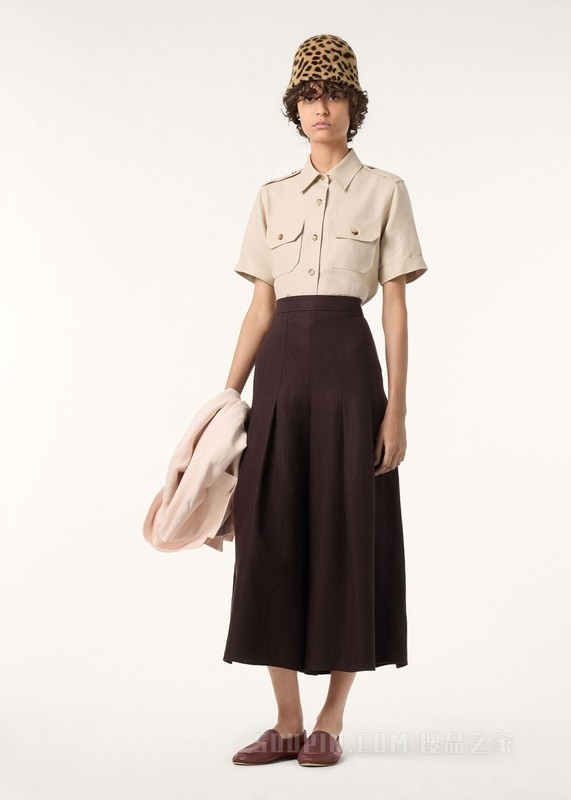 Annalisa女士衬衫 亚麻