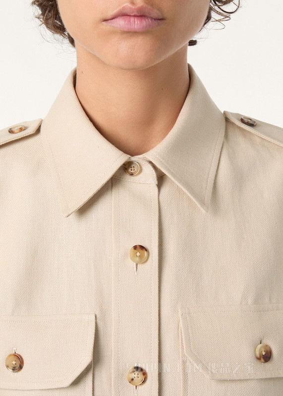 Annalisa女士衬衫 亚麻