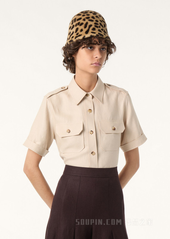 Annalisa女士衬衫 亚麻