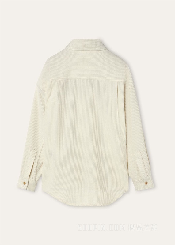 Darby女士衬衫式外套 初剪羊毛