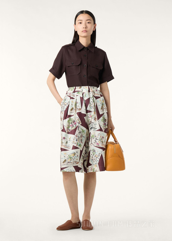 Annalisa女士衬衫 亚麻