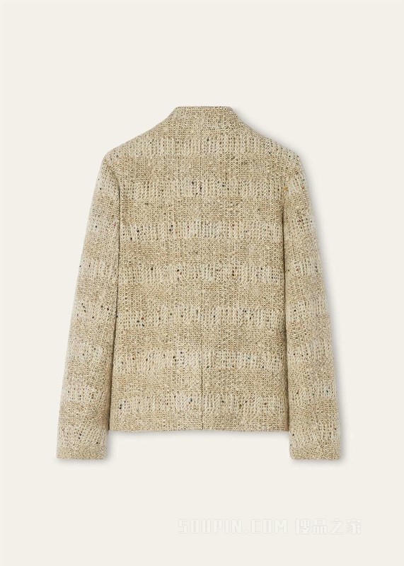 Spagna Mini女士夹克 初剪羊毛, 亚麻, 棉