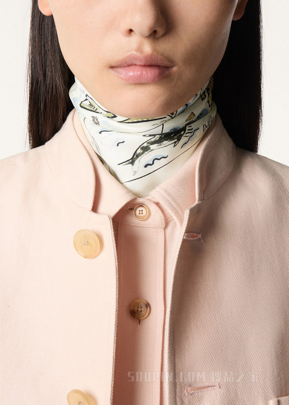 Vacanze a Santa Lucia女士围巾 桑蚕丝