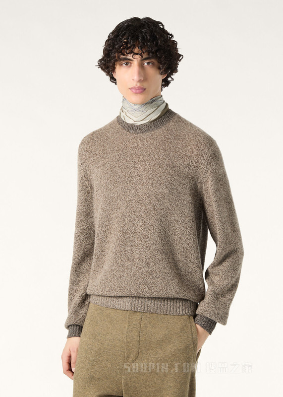 Sheep Meadow男士圆领上衣 Pecora Nera®, 羊绒