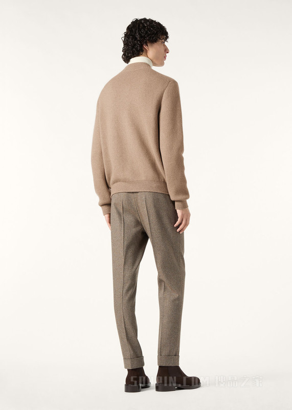 The Ramble男士飞行员毛衫 羊绒, 桑蚕丝