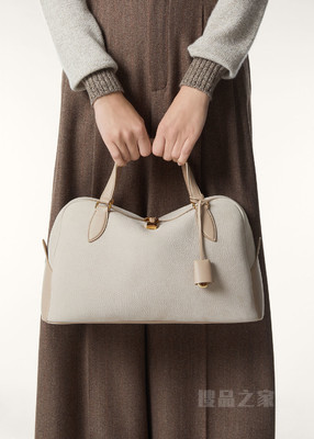 Needle中号手袋 小牛皮