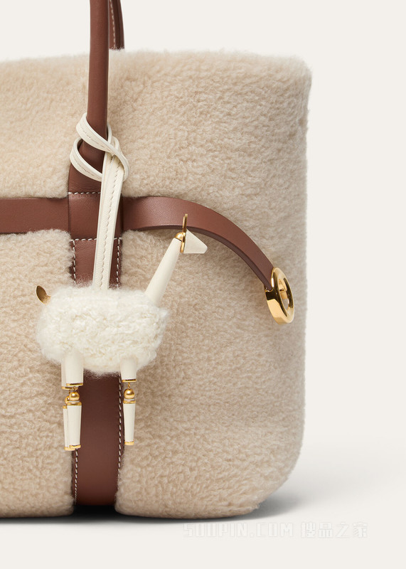 小羊驼挂饰 羊绒, 桑蚕丝