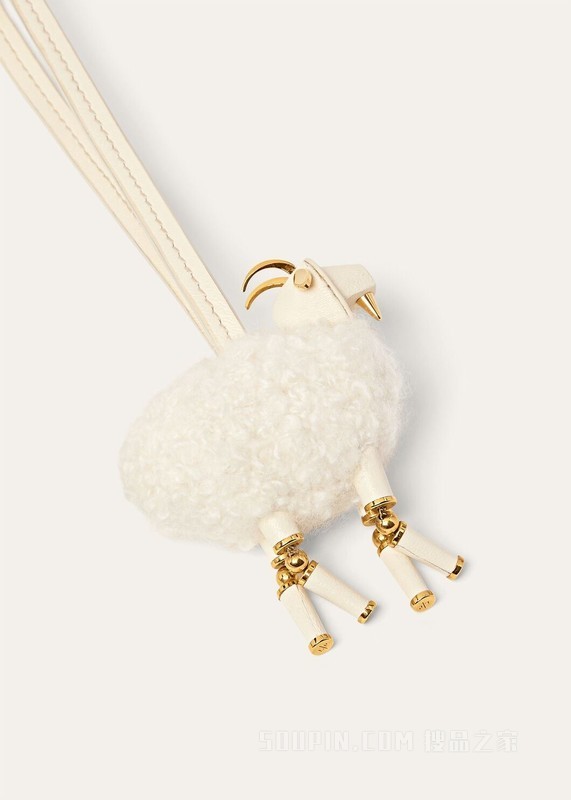 山羊挂饰 羊绒, 桑蚕丝