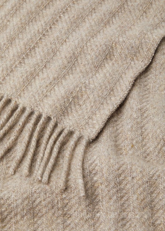 Barré Stripe男士围巾 羊绒 - Coarsehair®