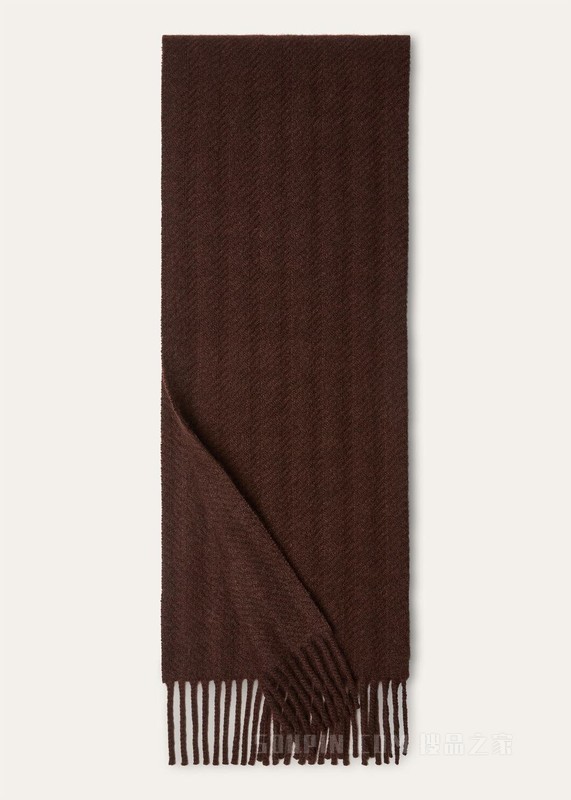 Barré Stripe男士围巾 羊绒 - Coarsehair®
