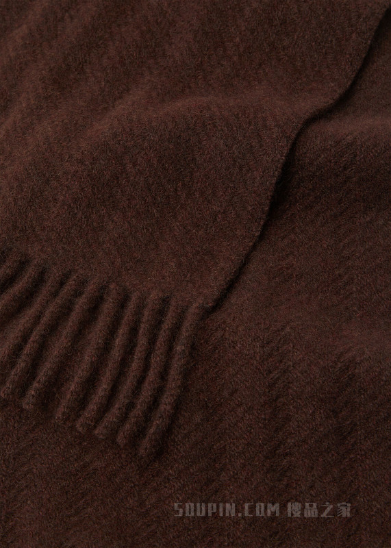 Barré Stripe男士围巾 羊绒 - Coarsehair®