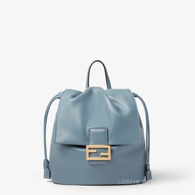 背包 水星蓝皮革背包
