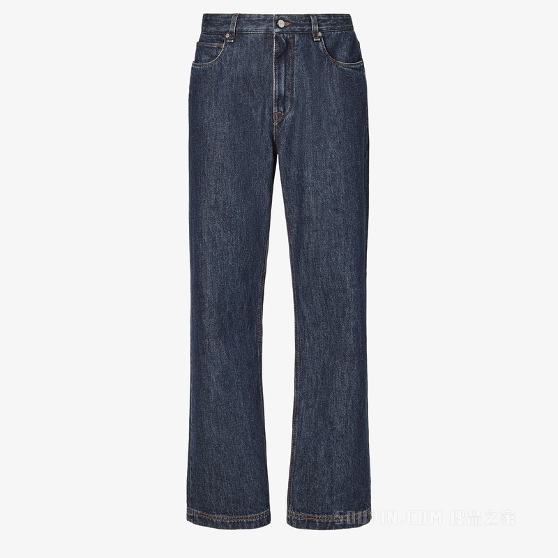 长牛仔裤 蓝色牛仔裤