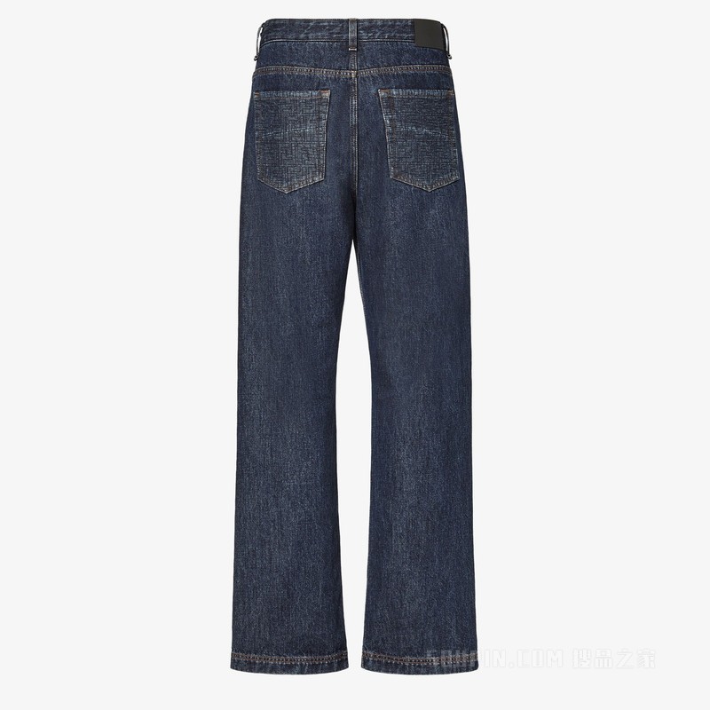 长牛仔裤 蓝色牛仔裤