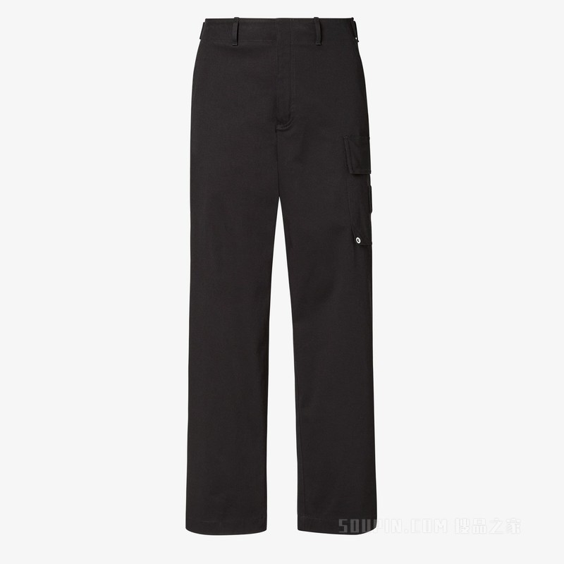 长裤 黑色华达呢长裤