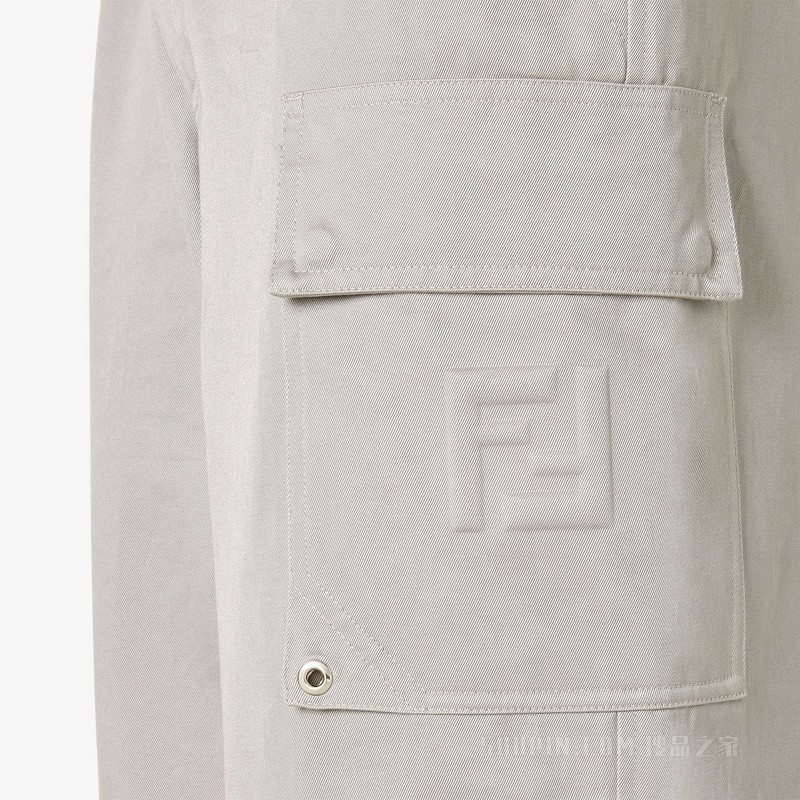 长裤 浅灰色华达呢长裤