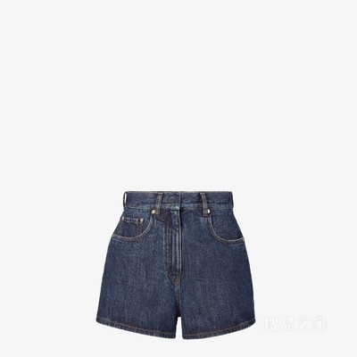 短裤 深蓝色牛仔短裤