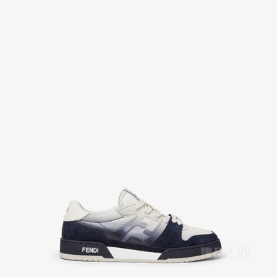 FENDI Match运动鞋 白色和绒面材质低帮鞋