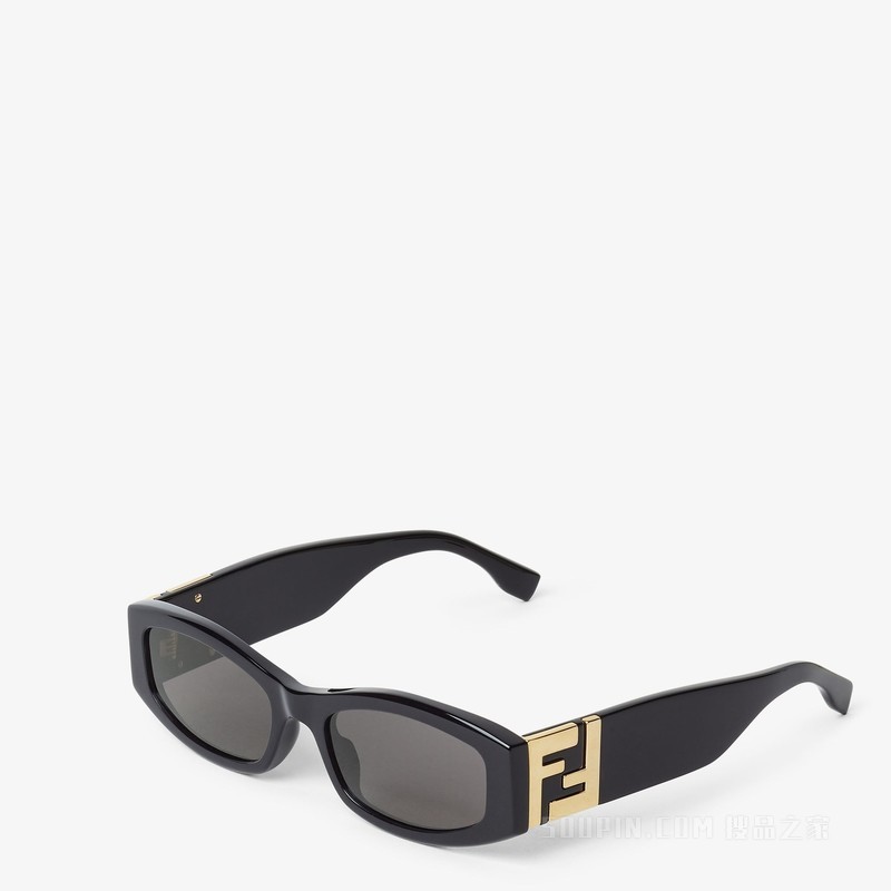 Forever FENDI 黑色醋酸酯材料太阳镜